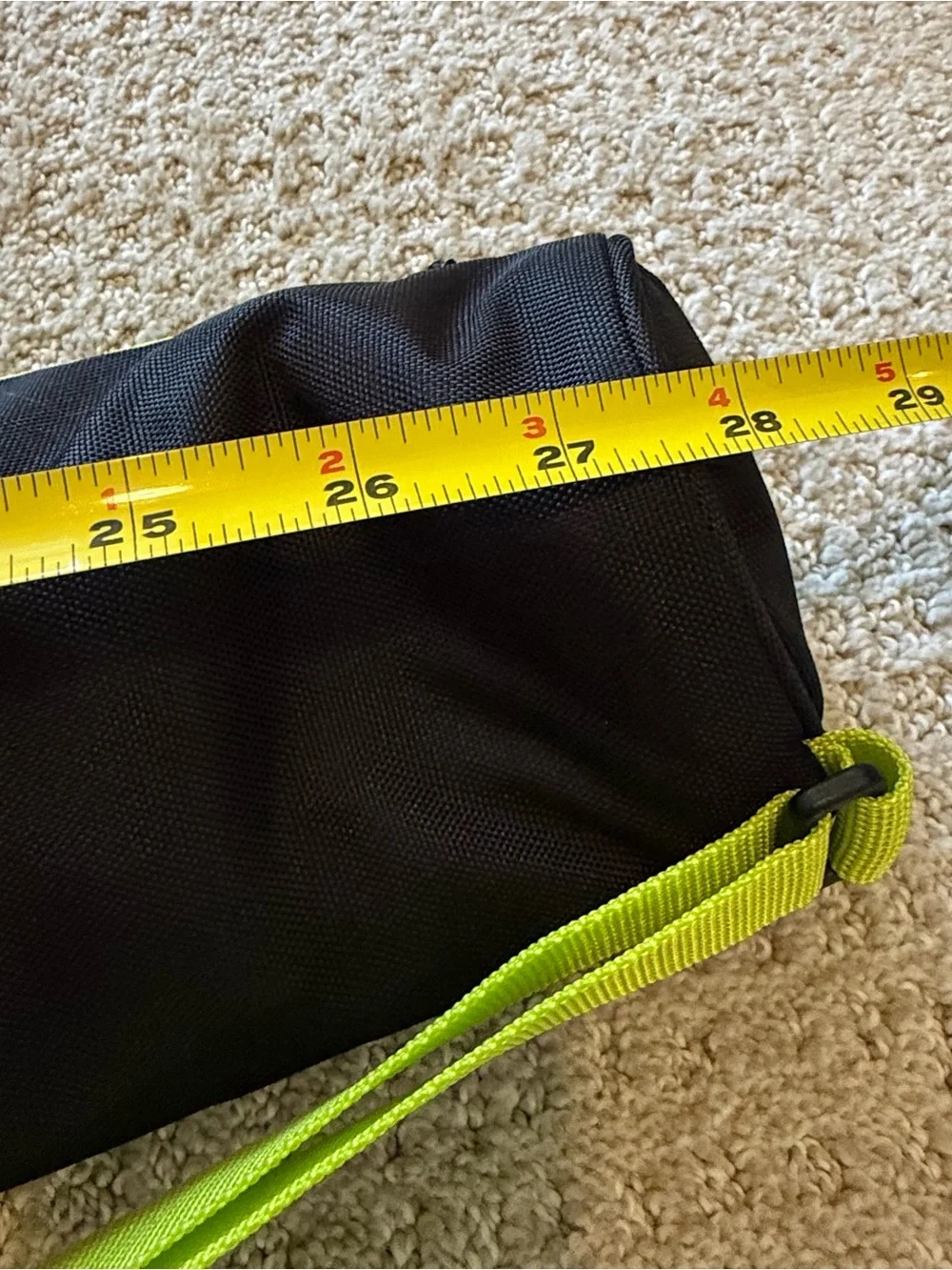 Black Yellow Insulated 6 Pack Beer Soda Cooler Tube Sleeve Shoulder Strap Travel